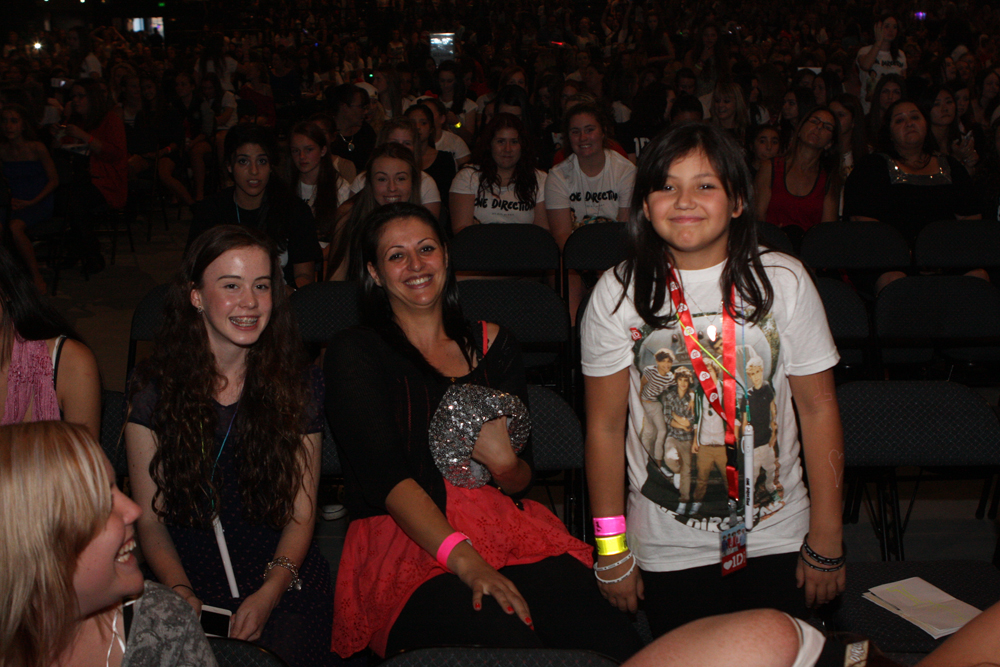 One Direction concert fans